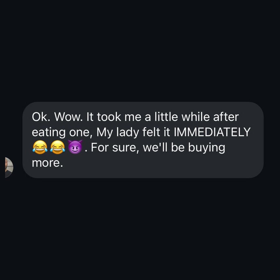 Real customer message
